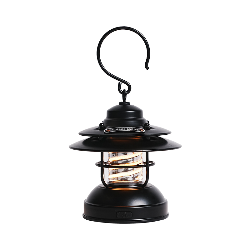 Newest Popular Metal Multifunctional LED Camping Lights Portable Outdoor Rechargeable Lantern for Party Festival