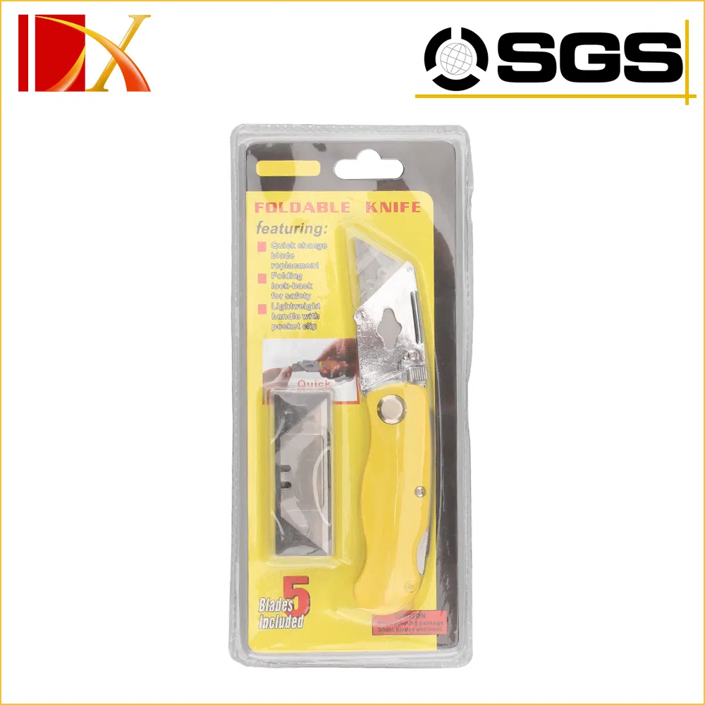 19mm Carbon Steel Replaceable Blade Folding Cutter Utility Knife