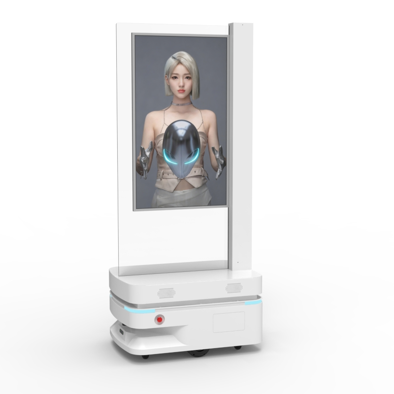 Reeman Autonomous Navigation Digital LCD Screen Advertising Display Mobile Robot