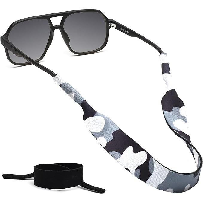 Carson Floating Eyewear Retainer with Lightweight Foam-Core Technology - Graphite
