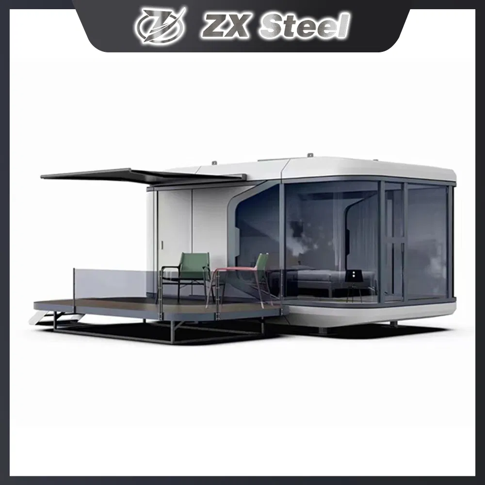 Modern Eco Lodge Vacation Rental Automated Quick Assembly Luxury Frame Portable Capsule House for Ultimate Camping Adventures