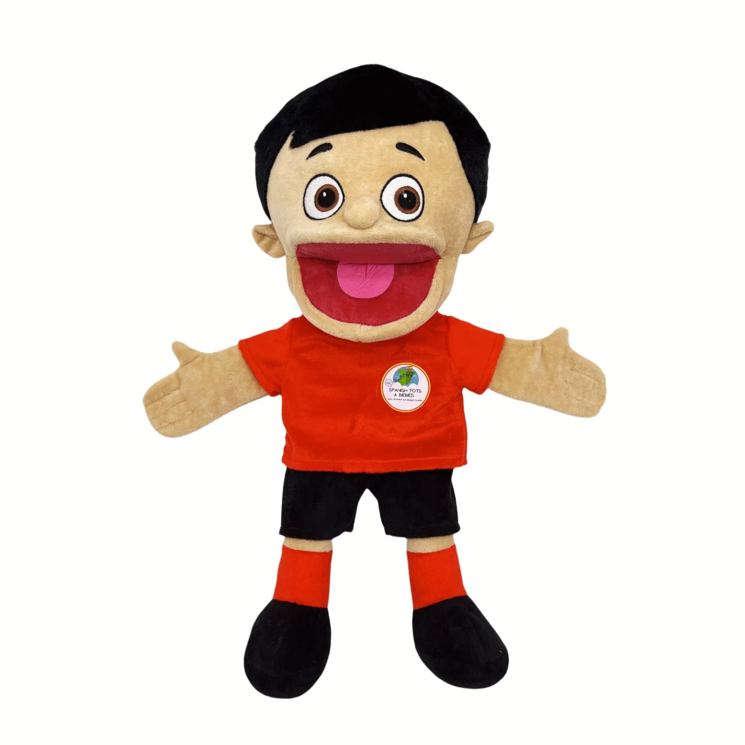 Wholesale Custom Cartoon Boy Doll Hand Puppet Stuffed Plush Hand Puppet Toys
