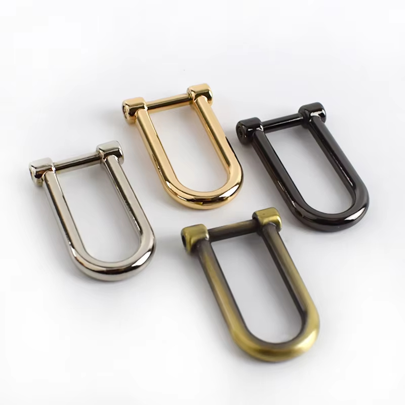 10mm Zinc Alloy D Ring Buckle Bag Strap Connect Clasp Handbag Hardware Accessories for Bag Chain