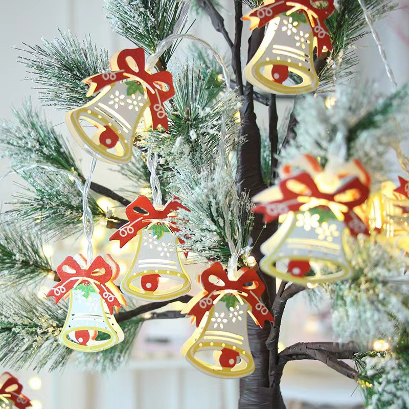 LED Santa Claus Decorative Lights String Party Arrangement Holiday Flashing Gift Lights