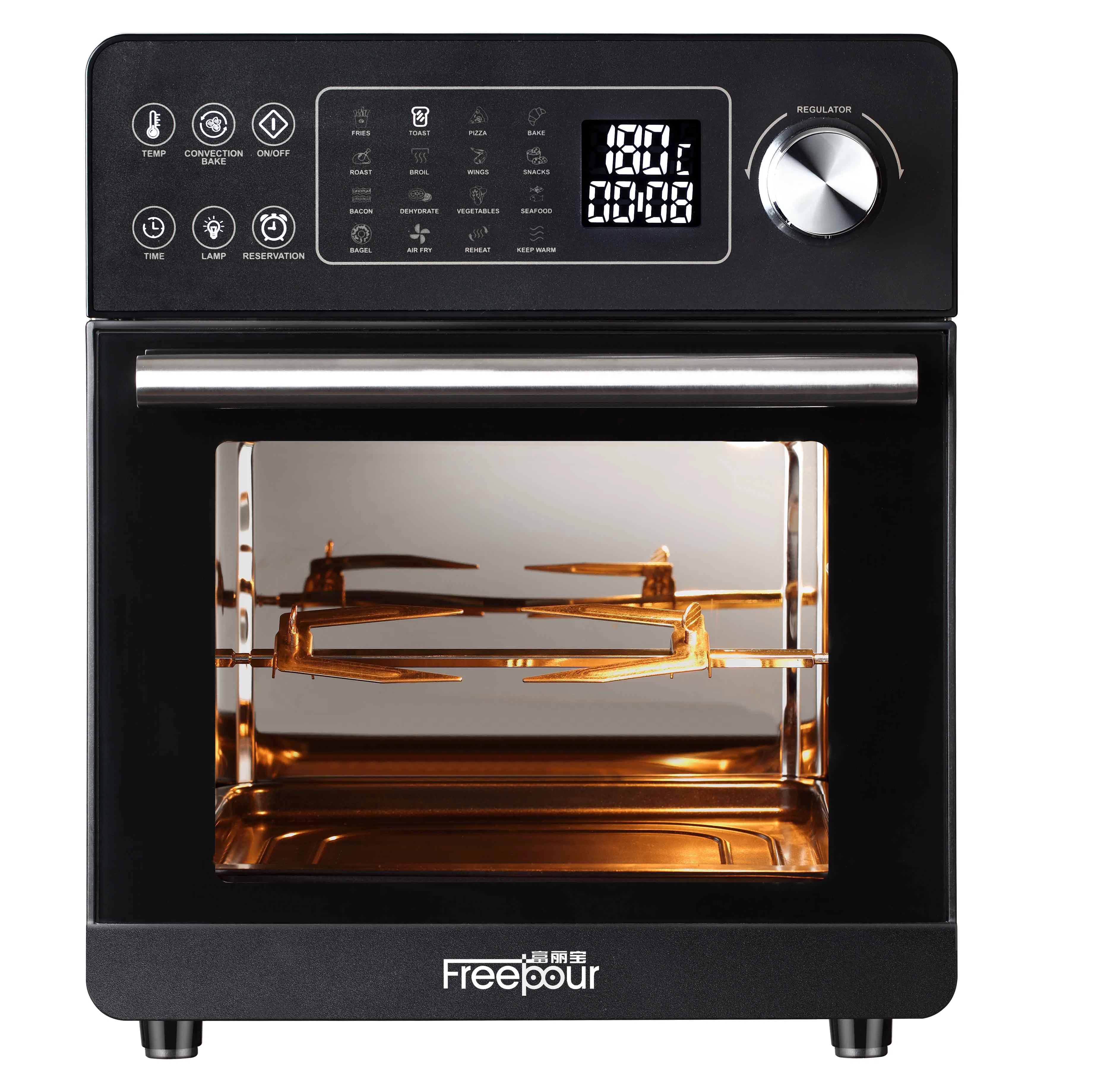 2022 Hot New CE Kitchen Appliances 16L No Oil Multi Digital Electric Air Fryer Toaster Oven