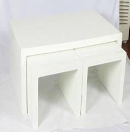 Wooden Footstool Wall Display Cueb Shelves Home Decoration (FY11041)
