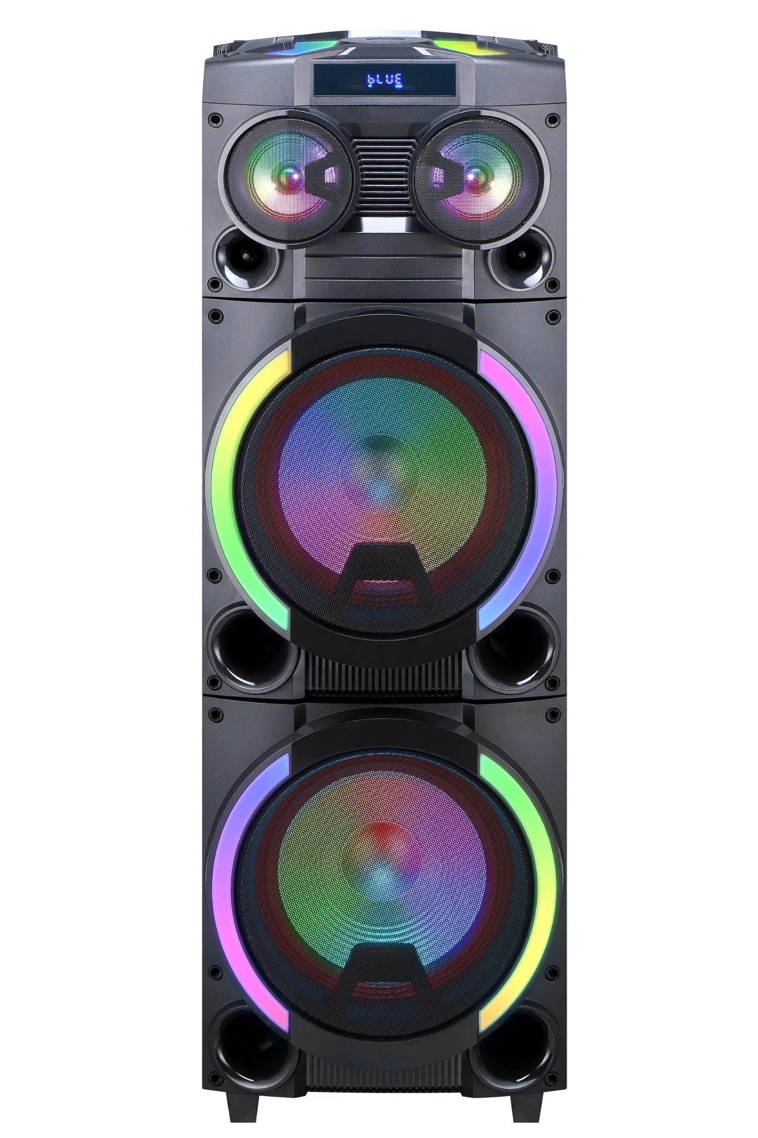 China Supplier Dual 100W Subwoofer Hi-Fi Rechargeable Home Theater Wireless Audio PRO Player Speakers for Party