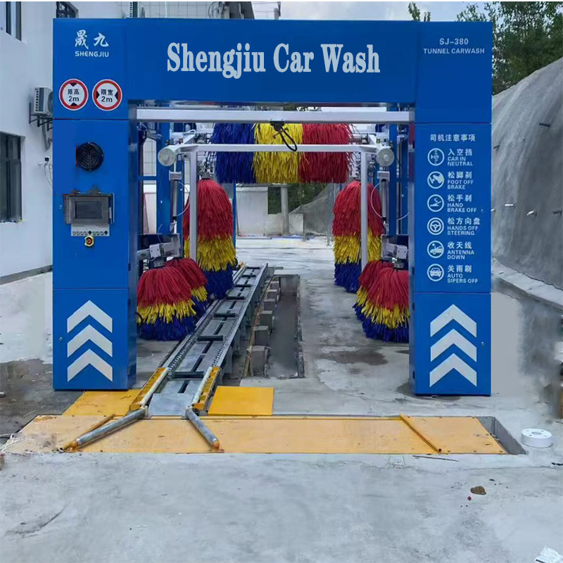 Factory Price Intelligent Brushless Tunnel Automatic Car Washing Machine High Pressure Cleaning Foam System Moving Dryer Unit Car Wash Machine