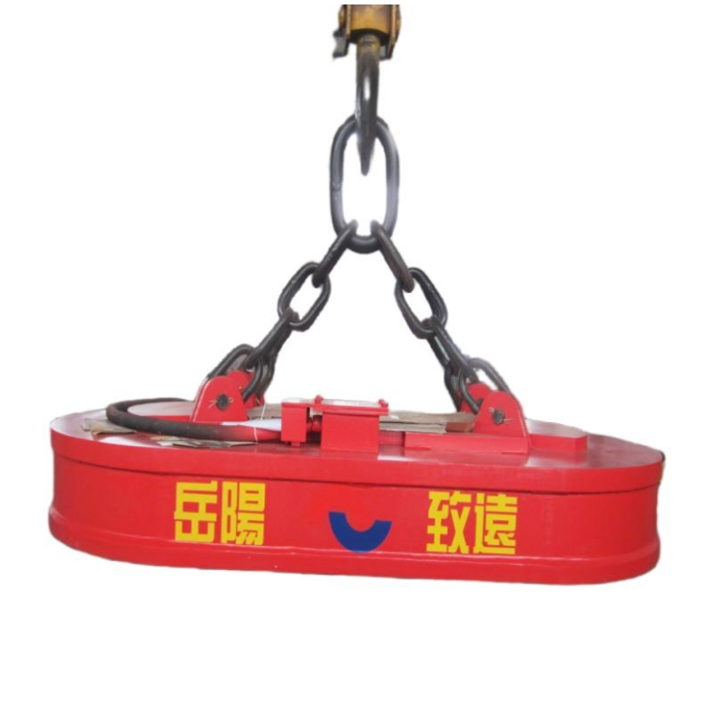 Industrial Electromagnetic Chuck Magnet for Lifting Loose Stacked Steel Scraps