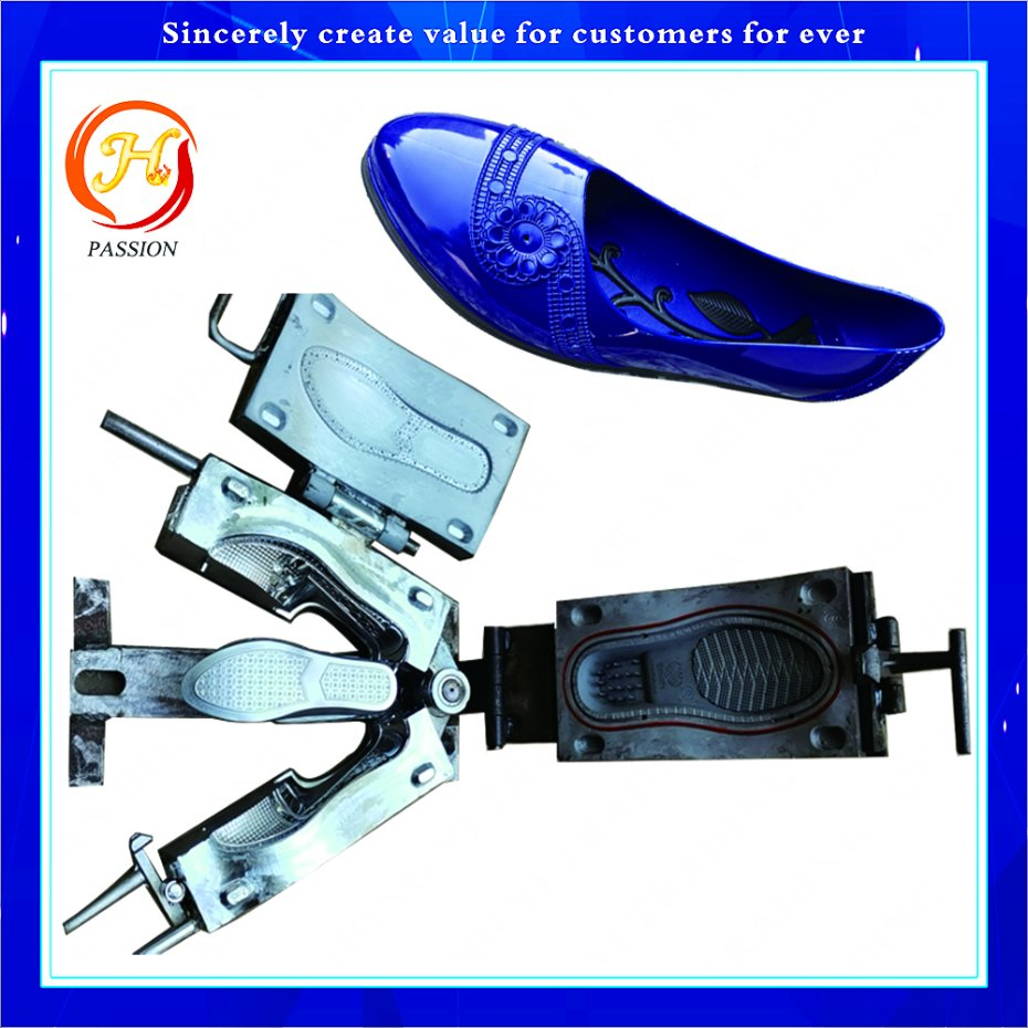 Jinjiang Mold Factory PVC Double Color Shoe Mould with Crystal Upper