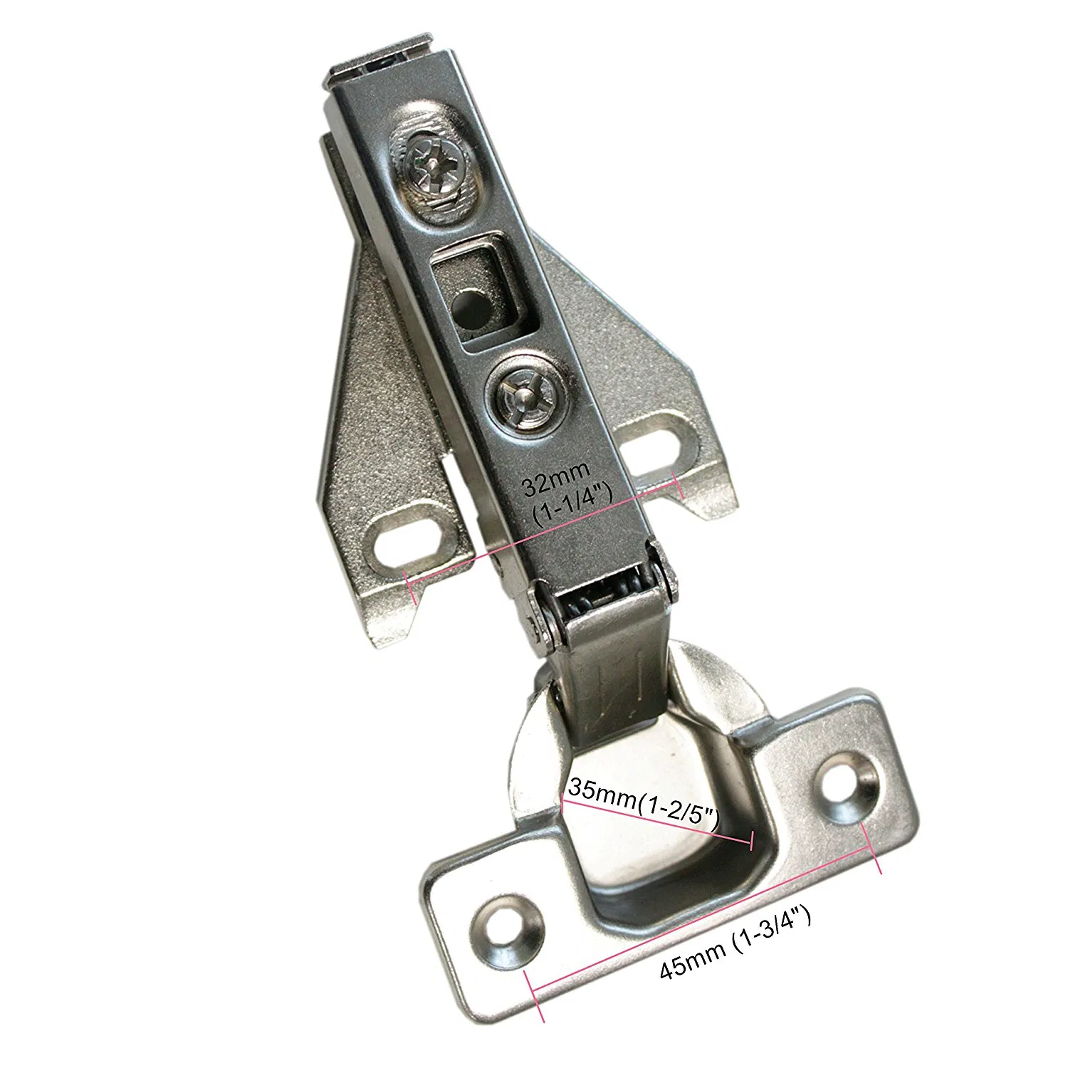 Premium SUS304 Adjustable Soft Close Hydraulic Hinge for Cabinets