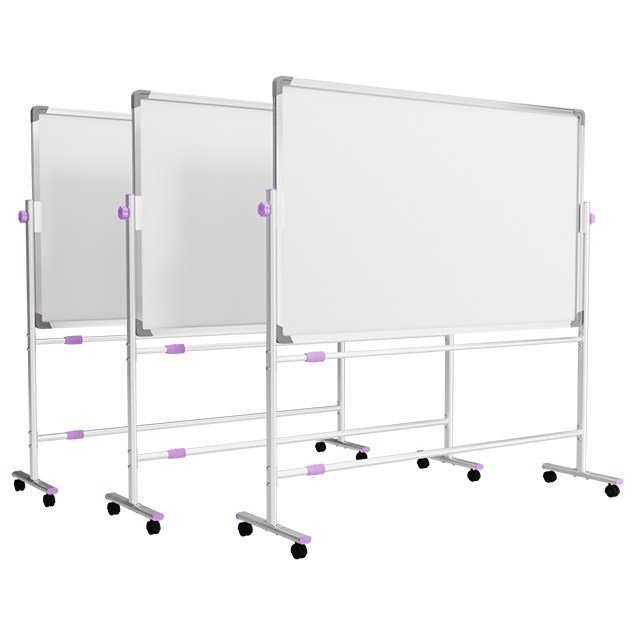 Bracket Double-Sided Whiteboard Moving with Wheels Rolling Whiteboard for School Teachers and Students in Class