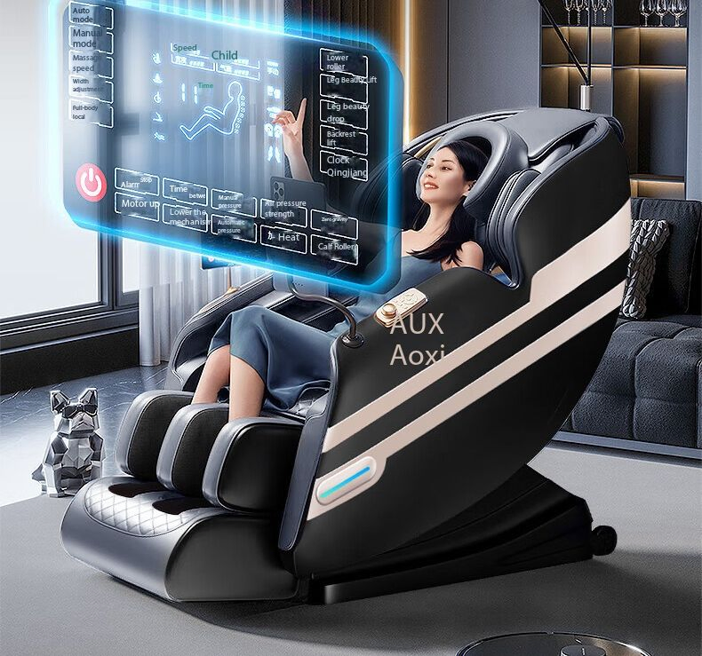 6D SL Track Electric Massage Recliner Zero Gravity & Airbag Massage