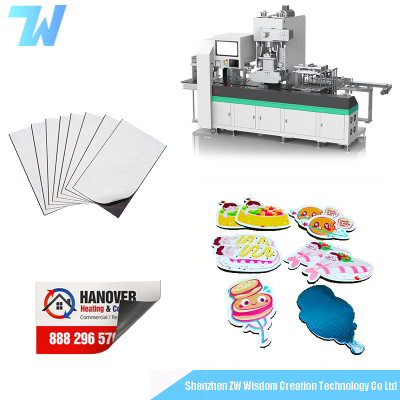 Automatic Fridge Magnet Flexible Magnet Cutting Machine