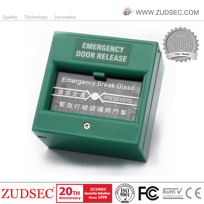 Green/Red/Blue/Yellow/White 5 Colors Optional Door Release Alarm Glass Break Panic Emergency Button