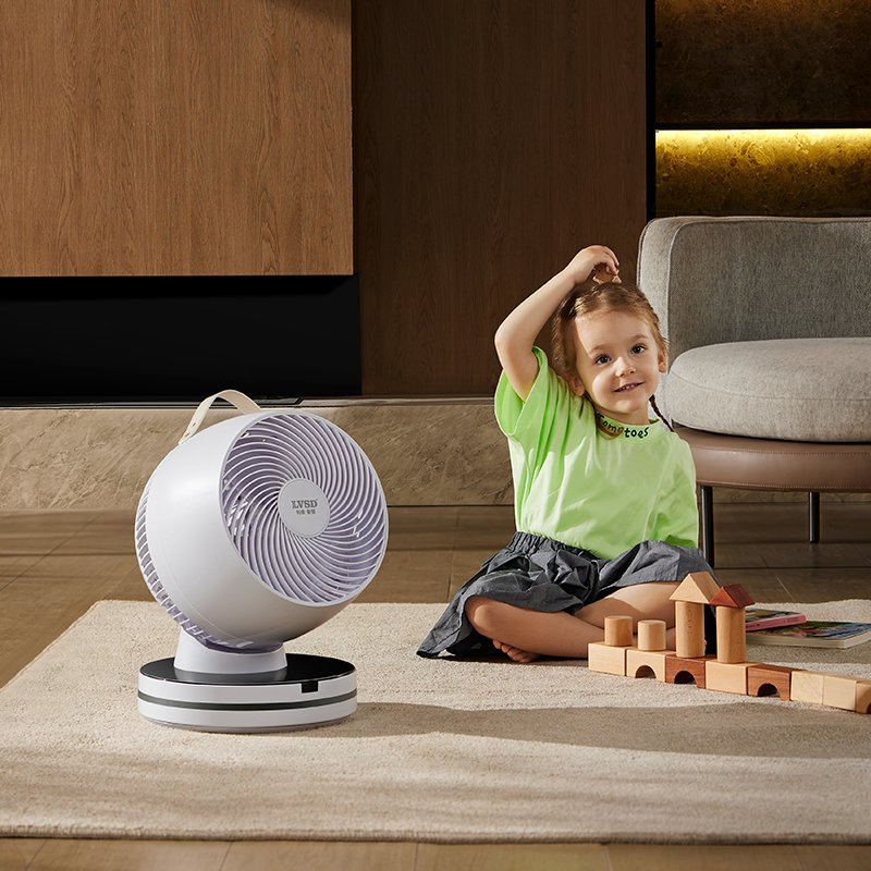 DC Power 10 Inch Air Circulation Fan for Summer Fast Cooling Fan with Remote Control