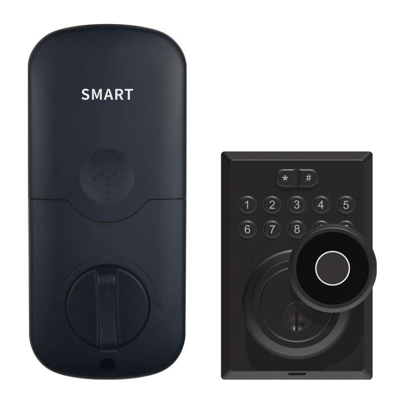Wooden Door Tuya or Tt APP Unlock Smart Deadbolt Lock