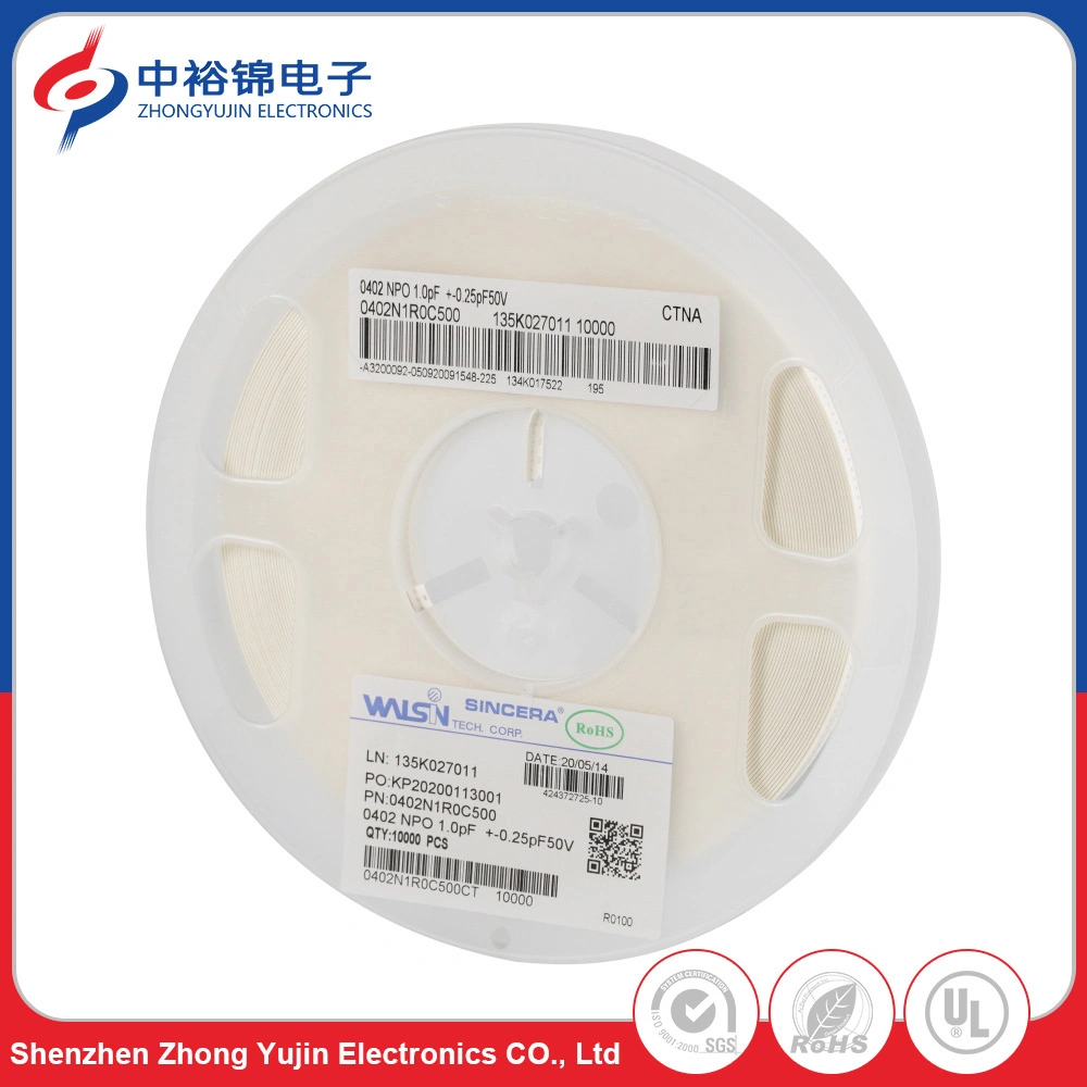 0402 Npo Ceramic Electrolytic Capacitor Chip SMD Capacitor