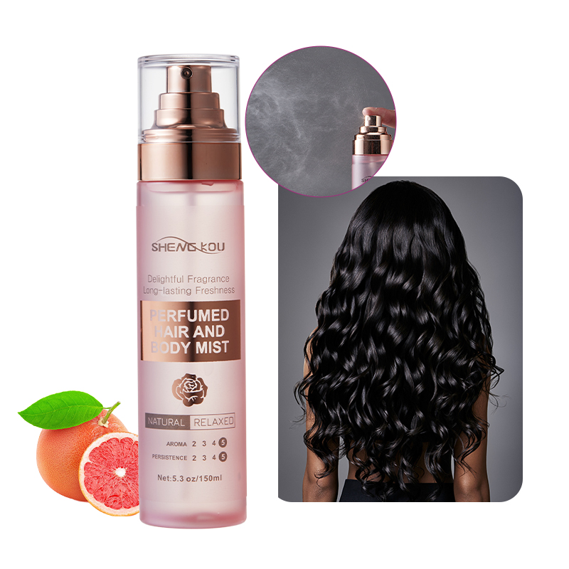 Factory Price OEM/ODM Free Samples 150ml Custom Volume Long-Lasting Freshness No Irritant Body Mist Spray and Hair Perfume