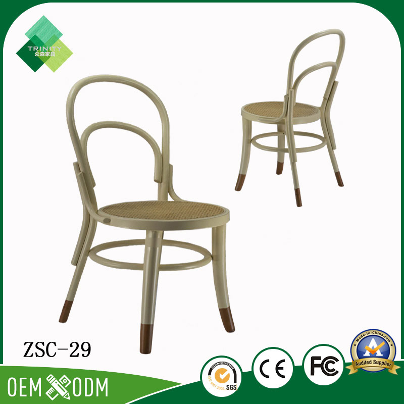 Minimalist Bentwood Chair Rattan Chair for Hotel Restaurant (ZSC-29)