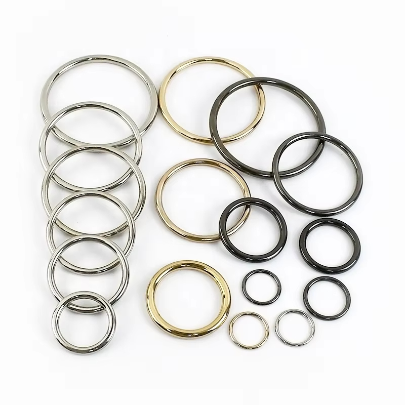 50mm DIY Handmade Keychain Luggage Tag Zinc Alloy O Ring Buckle Hardware Accessories Bag Hat Decorative Connection