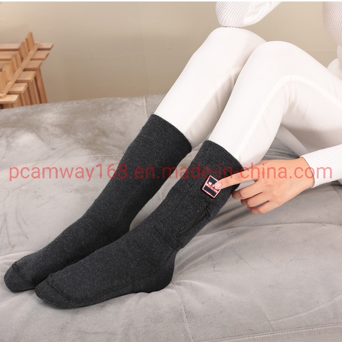 Rechargeable Li-Battery Ski and Bicycle Motorcycle Heated Socks for Winter