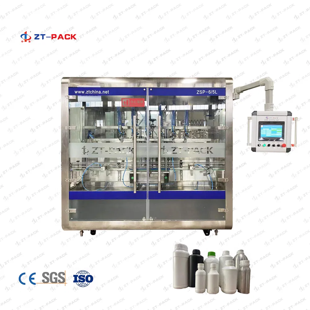 Automatic Bottle Filler for Agrochemical Pesticide Fertilizer Filling Machine