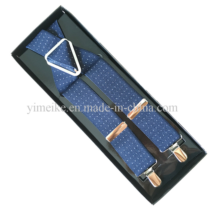 Customized Metal Clips Wholesale X Suspenders Elastic Suspender with Factory Price