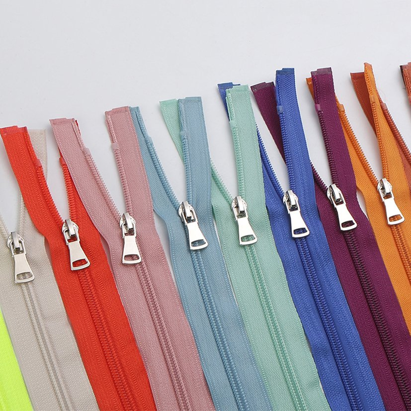 Premium Garment Sewing Accessories Open End Zipper Bag Coat Nylon Zipper Factory Supply