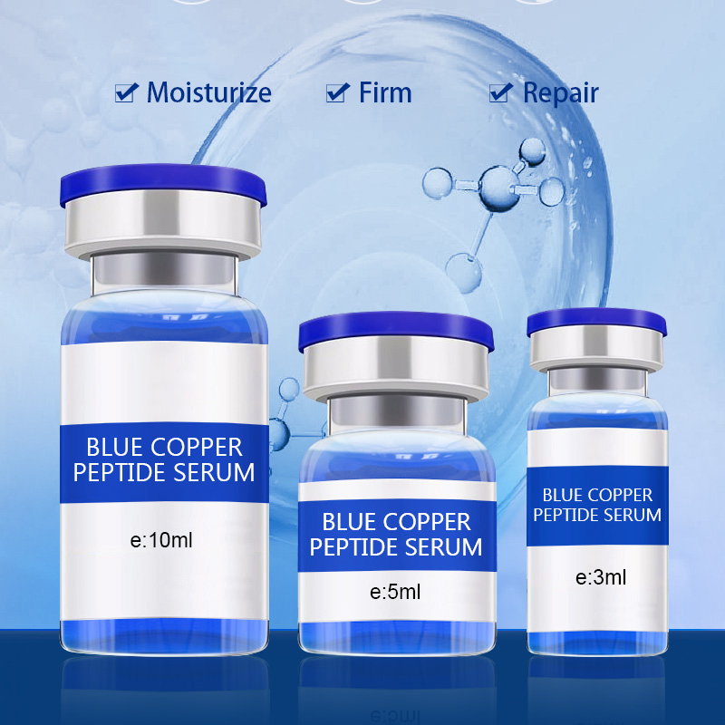 Hot Selling Whitening Anti Aging Facial Serum Skin Care Ghk-Cu Copper Peptide Serum 3ml