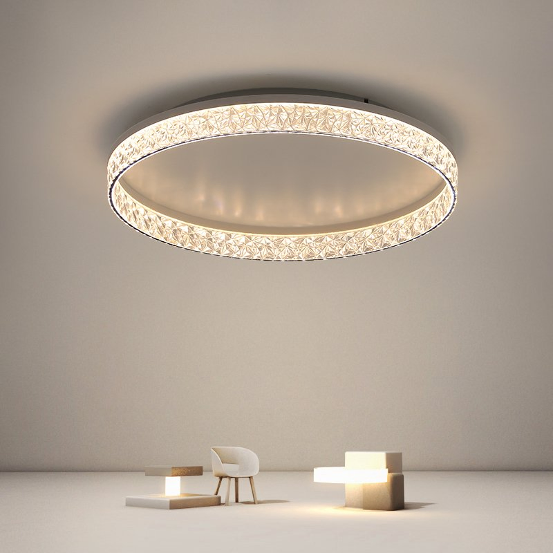 Zhongshan Dimmable Ceiling Lights LED Lamp Round Gold Chandelier Light Home Lighting