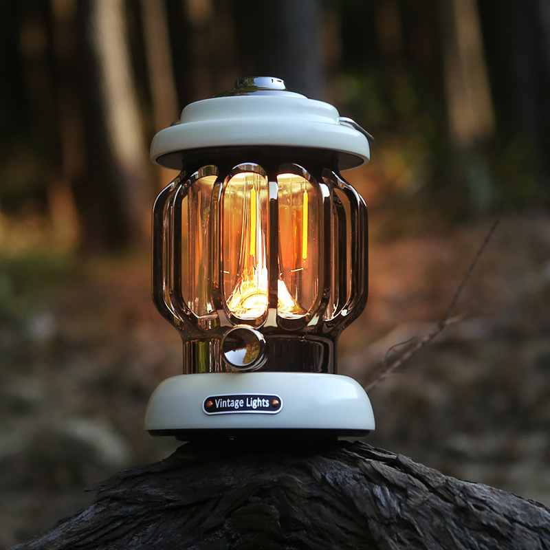 LED Rechargeable Camping 5000mAh Dimmable Lantern Lamp Lights Party Lanterns