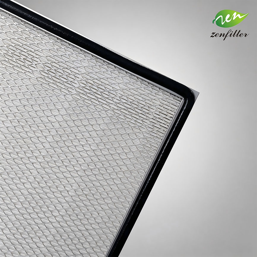 Blade Sealed Mini Pleat HEPA Filter for Liquid Tank Air Ventilation System