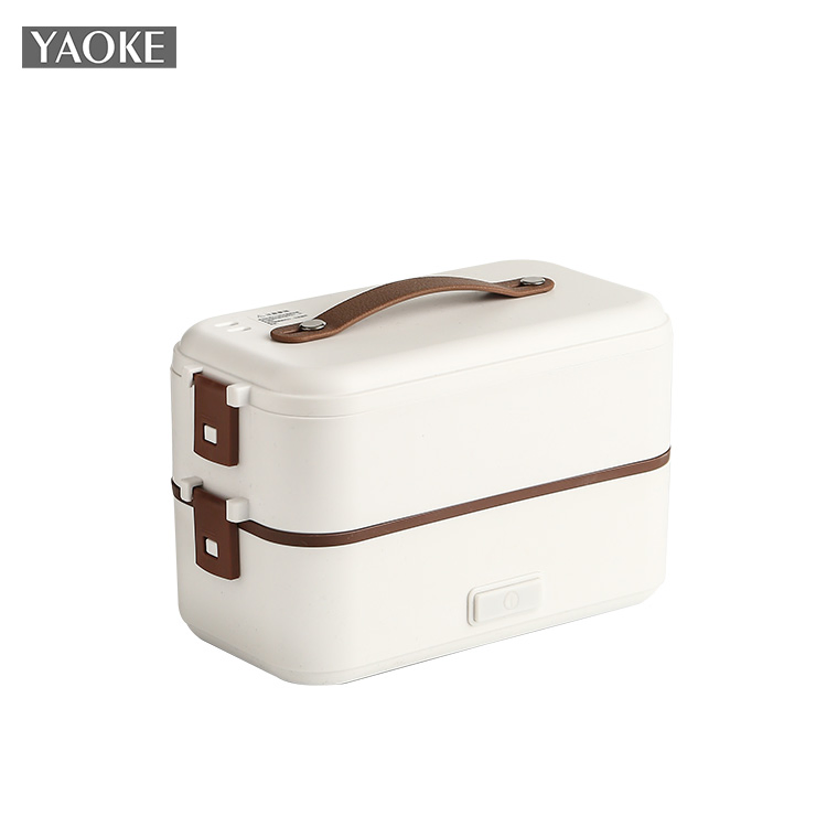 Portable Heating Electric Lunch Box Stainless Steel Can with Bag