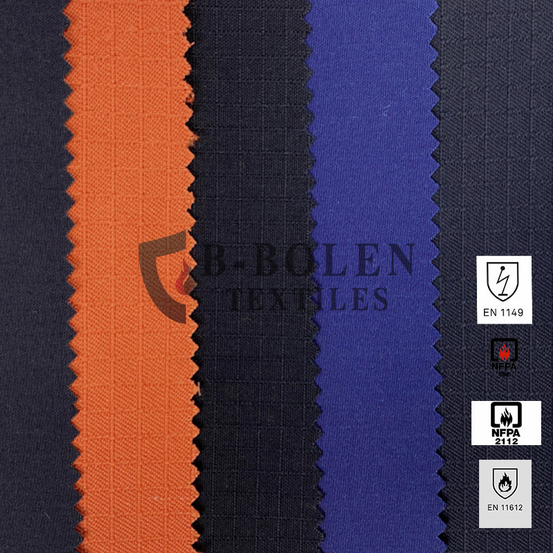 Flame Retardant Aramid Fabric for Clothing Ripstop Kevlar Aramid Fabric