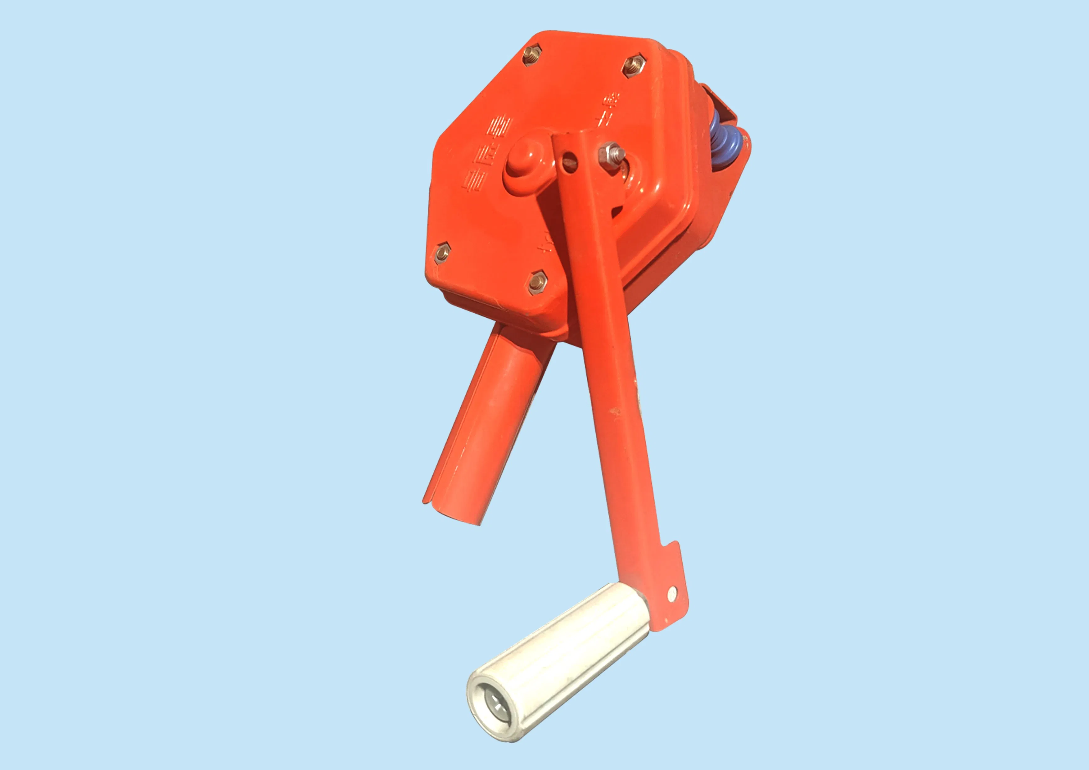 Manual Agricultural Green House PE Plastic Film Roll-up Device