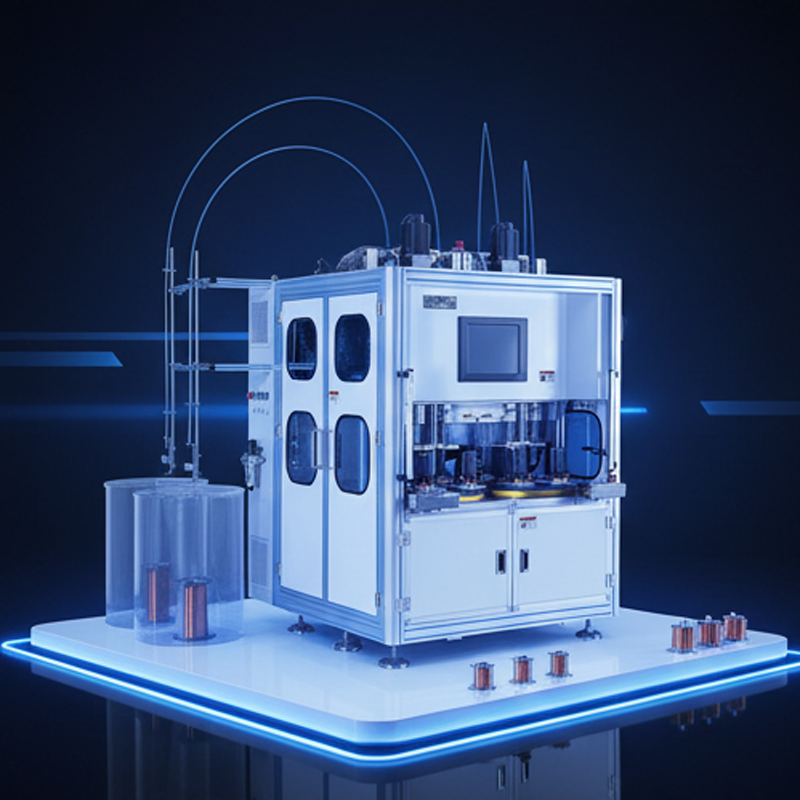High Quality Automatic Armature Winding Machine Four-Head Eight-Station Vertical Winding Machine