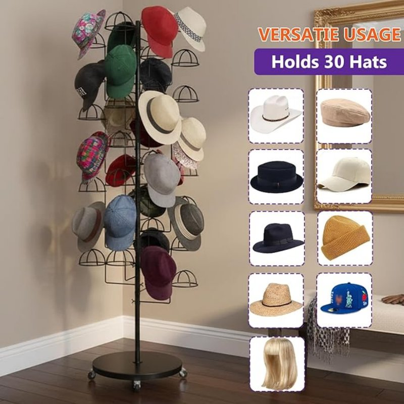 Mobile Clothing Rack Stand with Wheels for Easy Storage