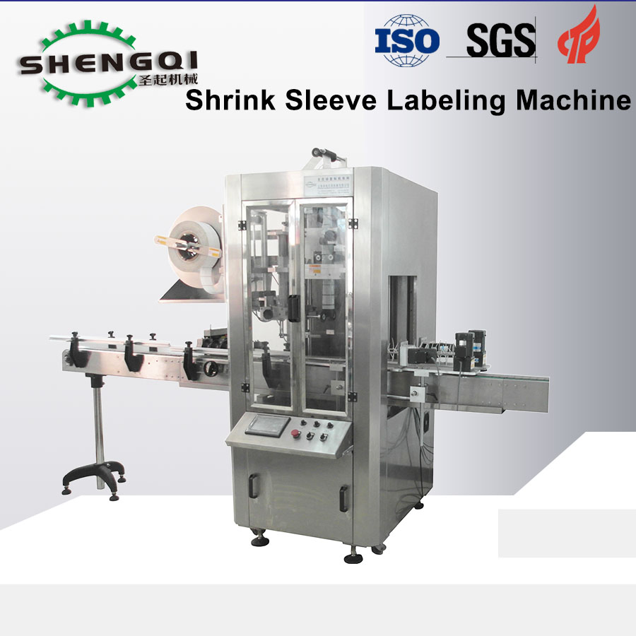 High Speed Automatic Pet Plastic Glass Bottle Heat Shrink Sleeve Labeling Machine
