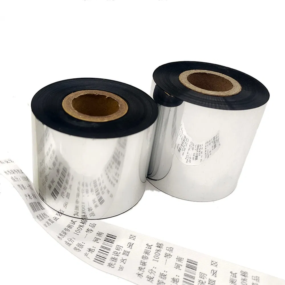 Factory Price TTR Roll Thermal Transfer Ribbon Jumbo Roll Customized Size 110*300m