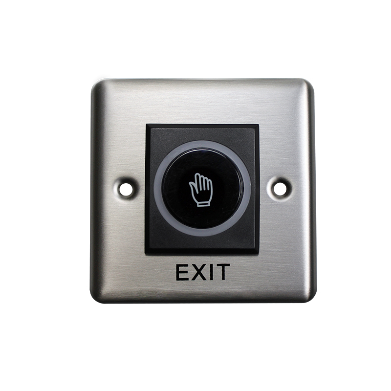 Yoursensor Wired Infrared Touchless Switch Stainless Steel Hand Button Switch for Automatic Door Opener