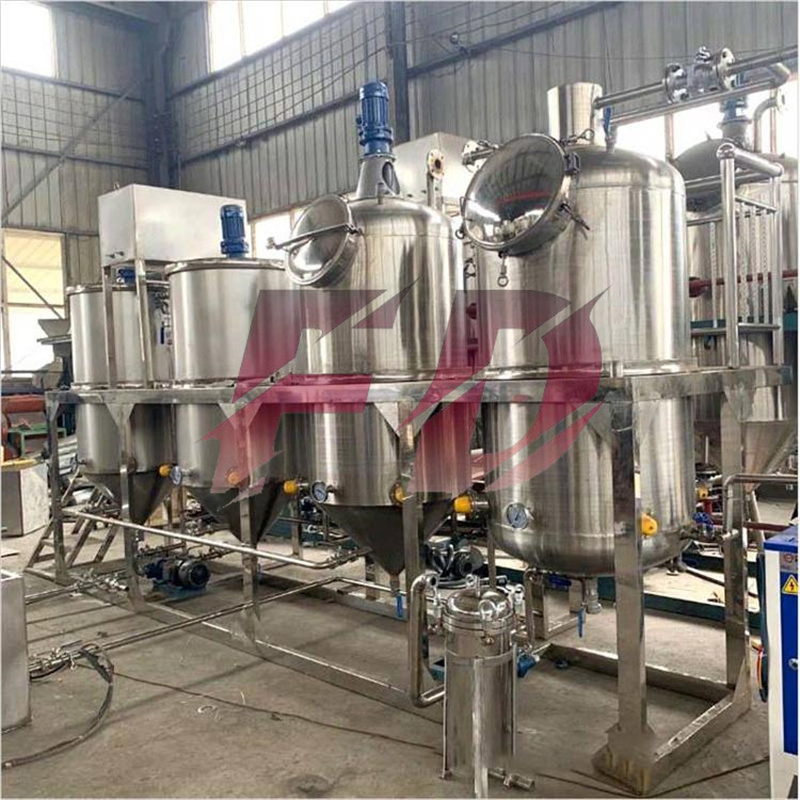 Edible Oil Refining Machine Dephosphorization, Degumming, Decolorization, and Oil Filter Support Customization
