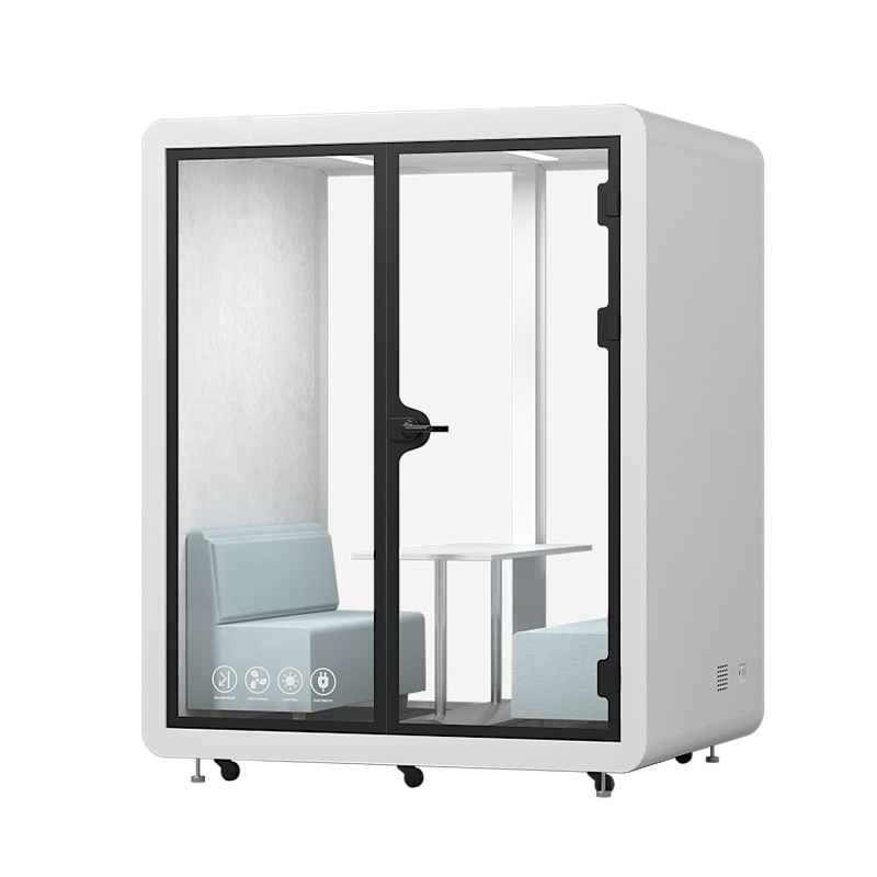 High Noise Reduction Silent Pod Modular Indoor Office Soundproof Booth