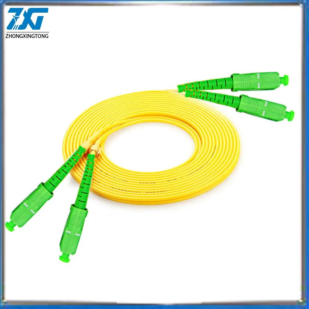3m Simplex Mode Fiber Optic Patch Cord Cable Sc APC 2.0mm or 3.0mm FTTH Fiber Optic Jumper Cable