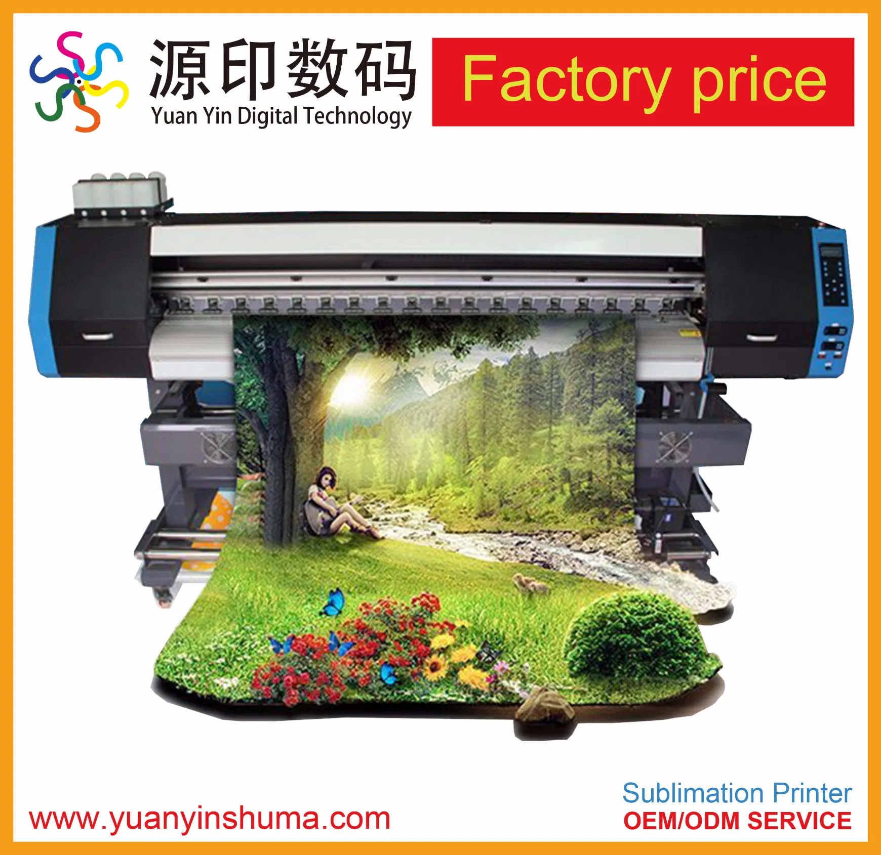 China Manufactures Textile Digital Inkjet Sublimation Printer