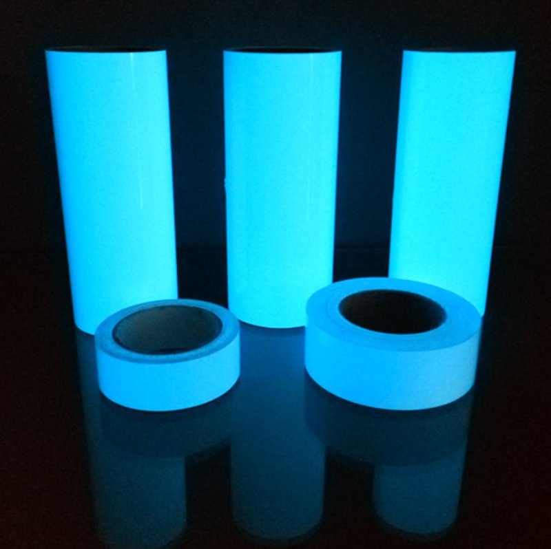 Sky Blue Luminous Photoluminescent Luminescent Glow in The Dark Vinyl