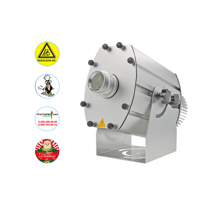 80W High Power 4 Gobo Projector Outdoor Building Lights