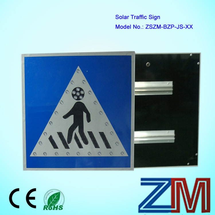 Vintage Factory Price People Crossing Pedestrian Traffic Sign