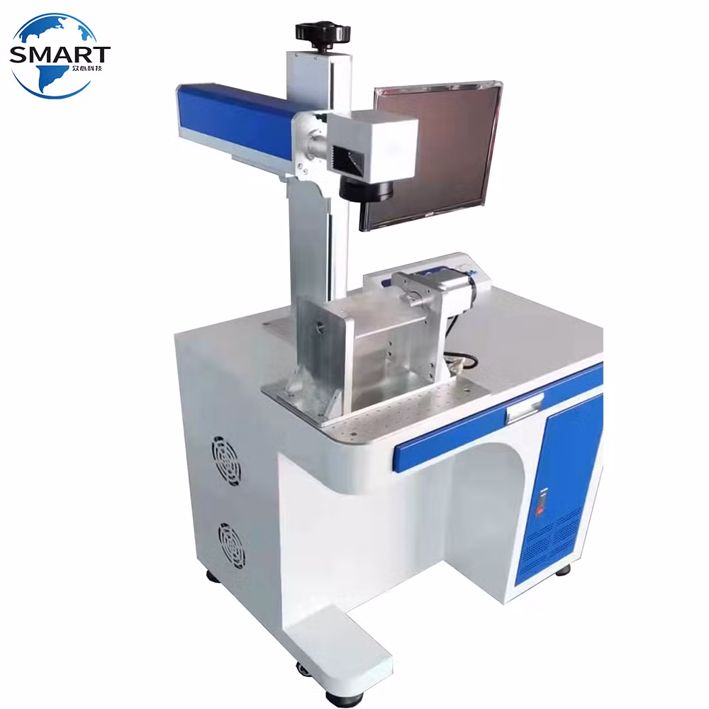 30W 3D Fiber Laser Marking Machine Color Logo Engraving Printing Machine