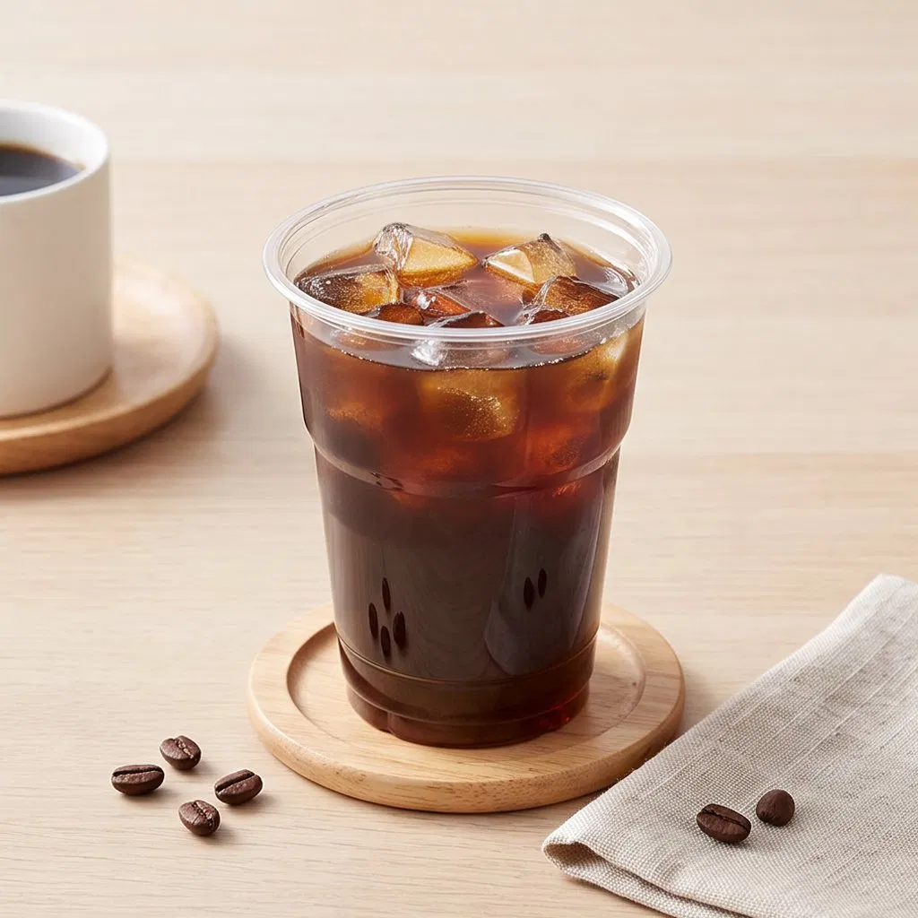 6oz Clear Pet Plastic Cups 78mm Rim Disposable Transparent Cold Drink Cups